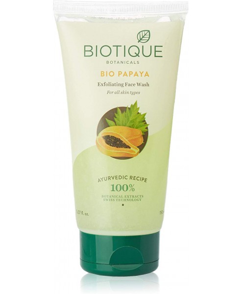Biotique Bio Papaya Face Wash for All Skin Types, 50ml